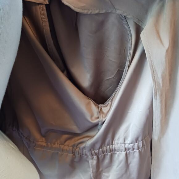 Beceel Light Weight Tan Suede-Like Jacket Women's Size Medium - Picture 6 of 8